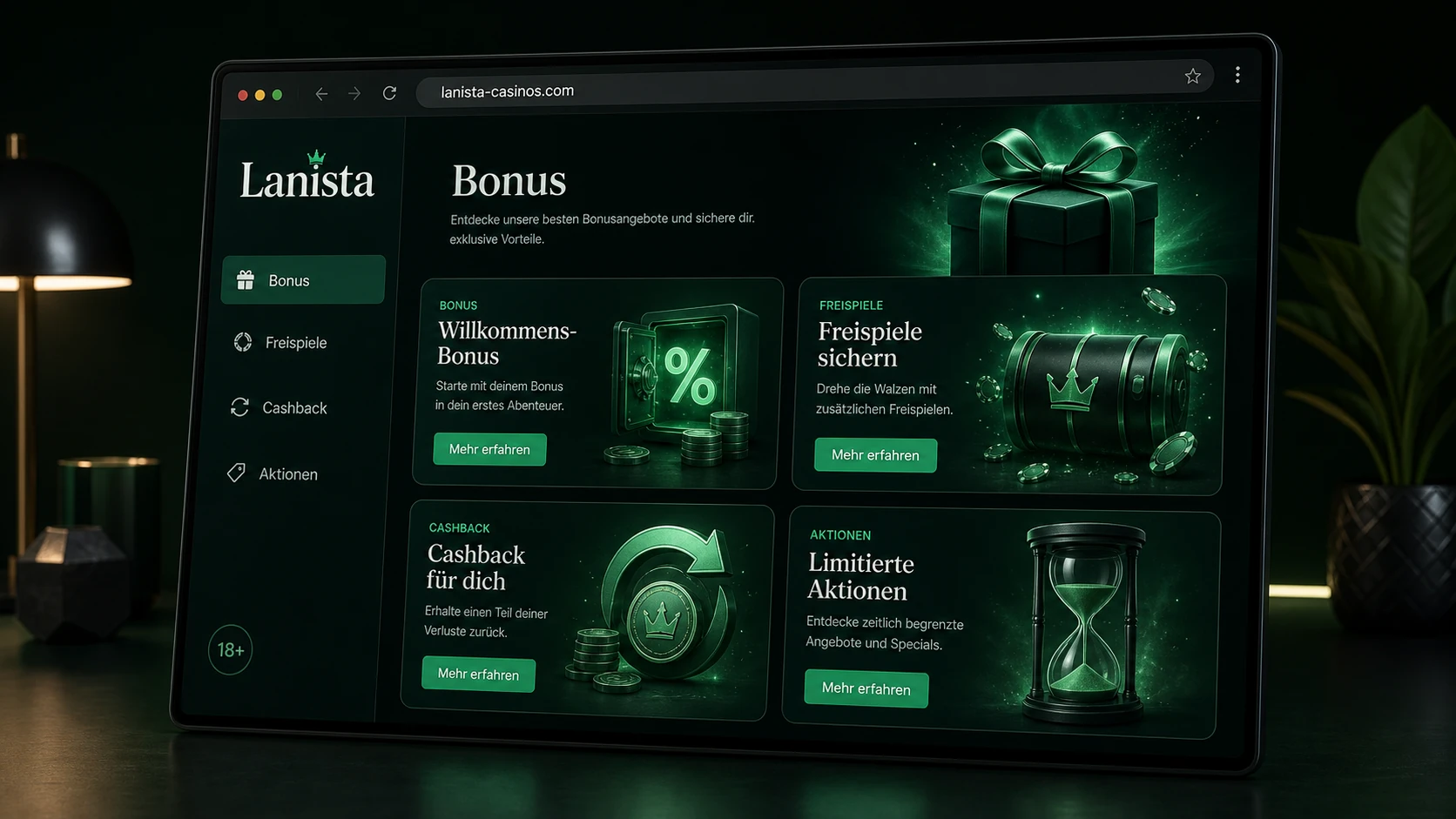 Welche Bonusangebote bietet Lanista Casino?