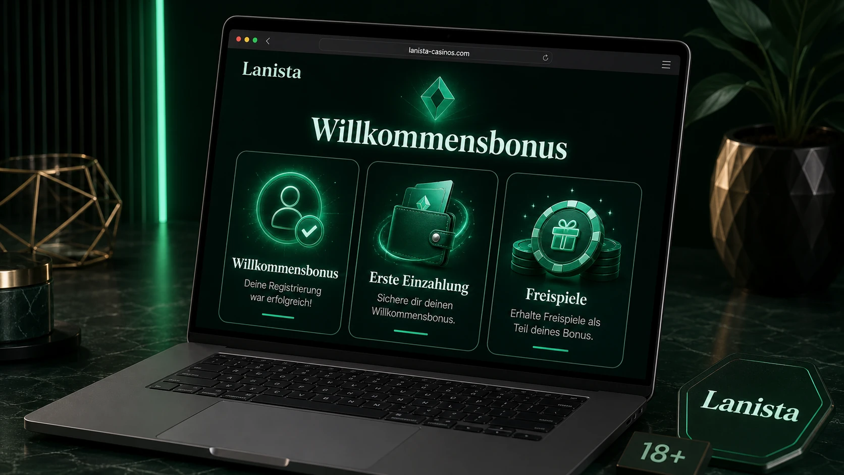 Lanista Casino Willkommensbonus für neue Spieler
