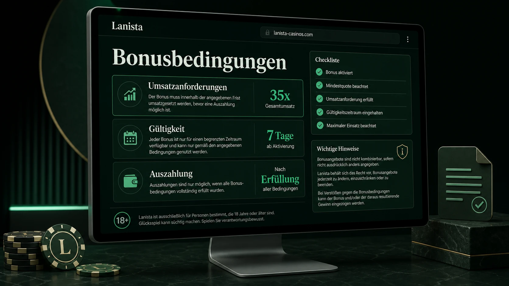 Bonusbedingungen richtig verstehen