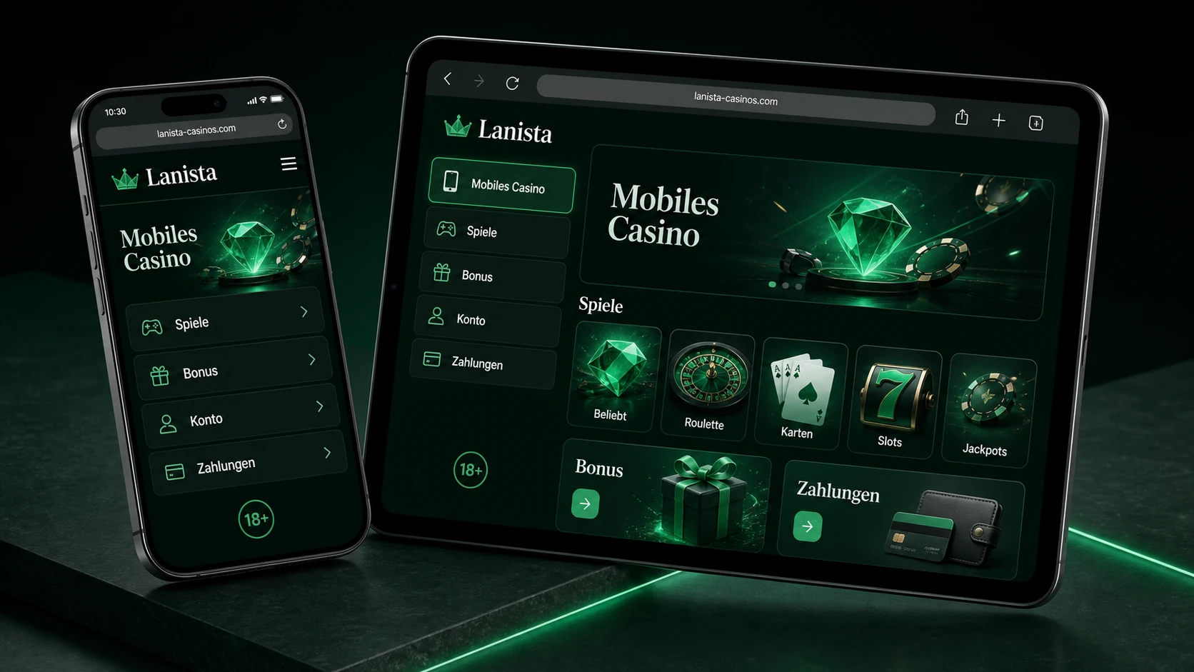 Lanista Casino App und mobiles Casino